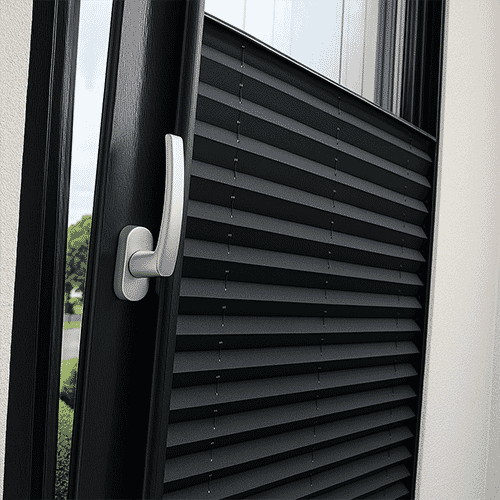 Cortinas plisadas opacas