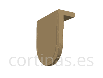 Soporte corto color beige
