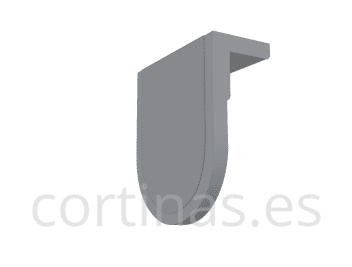 Soporte corto color gris