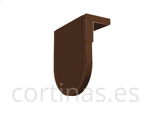 Soporte corto color marrón