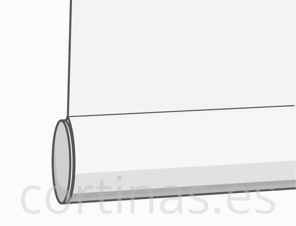 Contrapeso inferior oculto ovalado