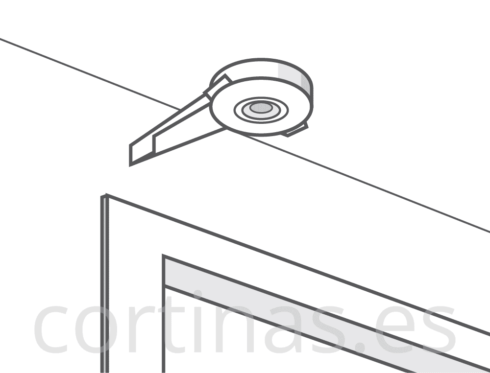 Paso 1: instalar soporte al techo