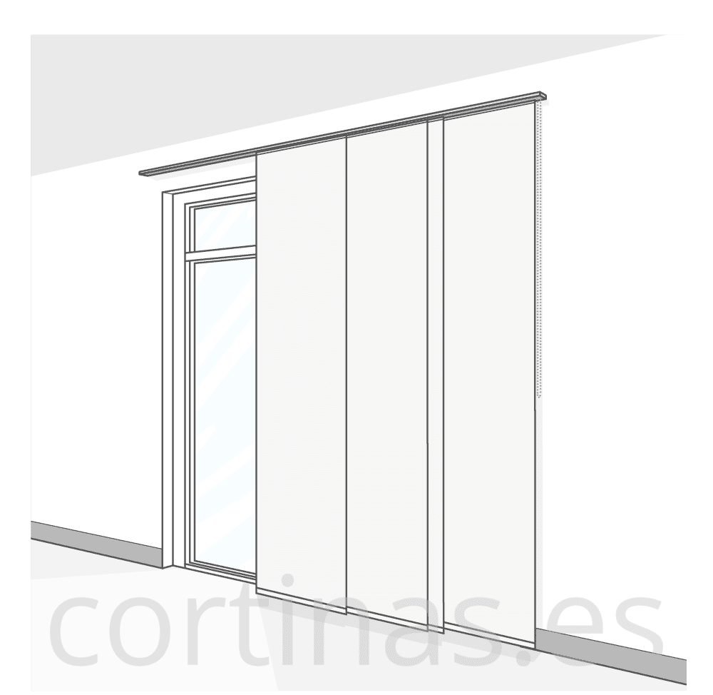 Todos los paneles del mismo color