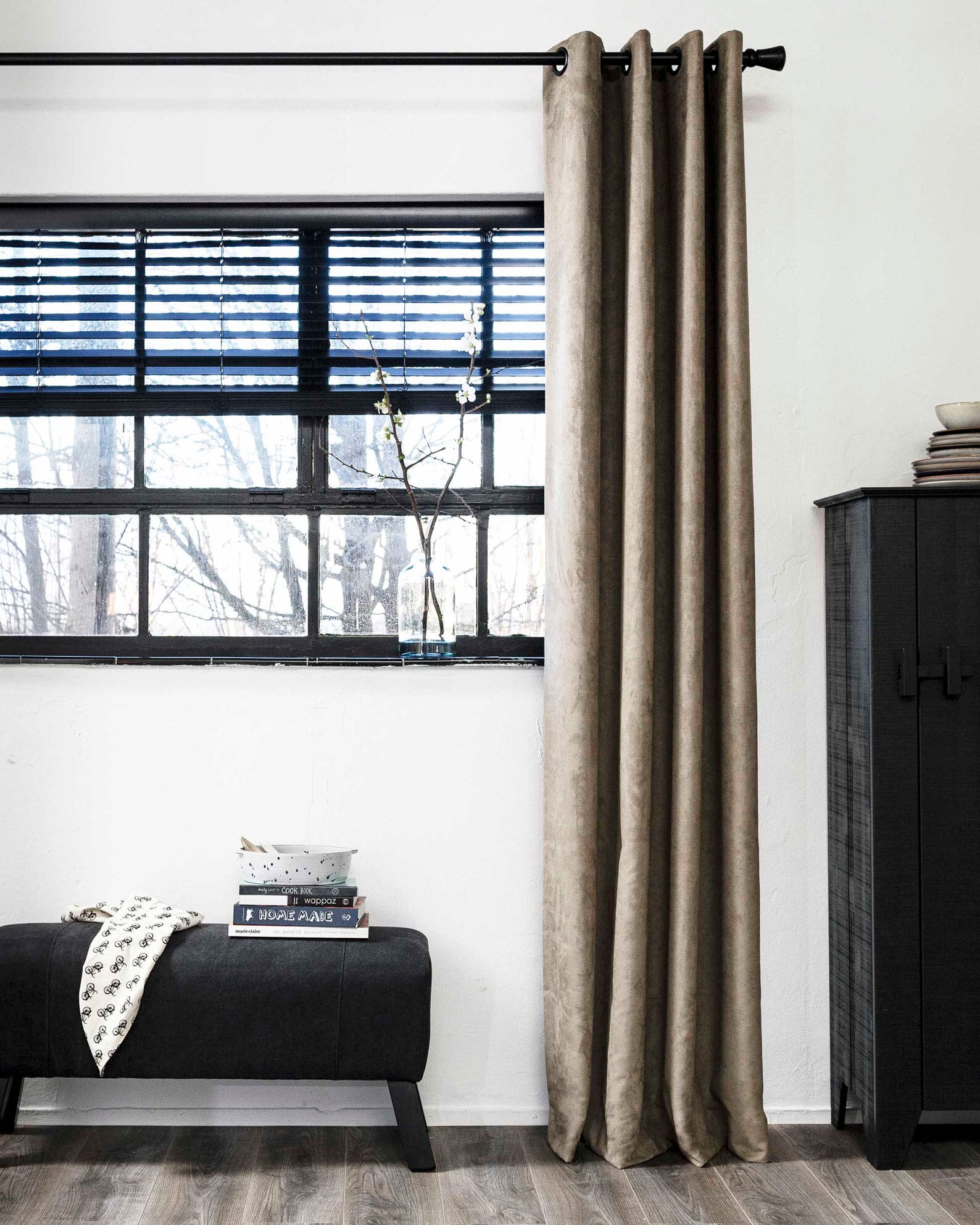 Cortinas opacas textura