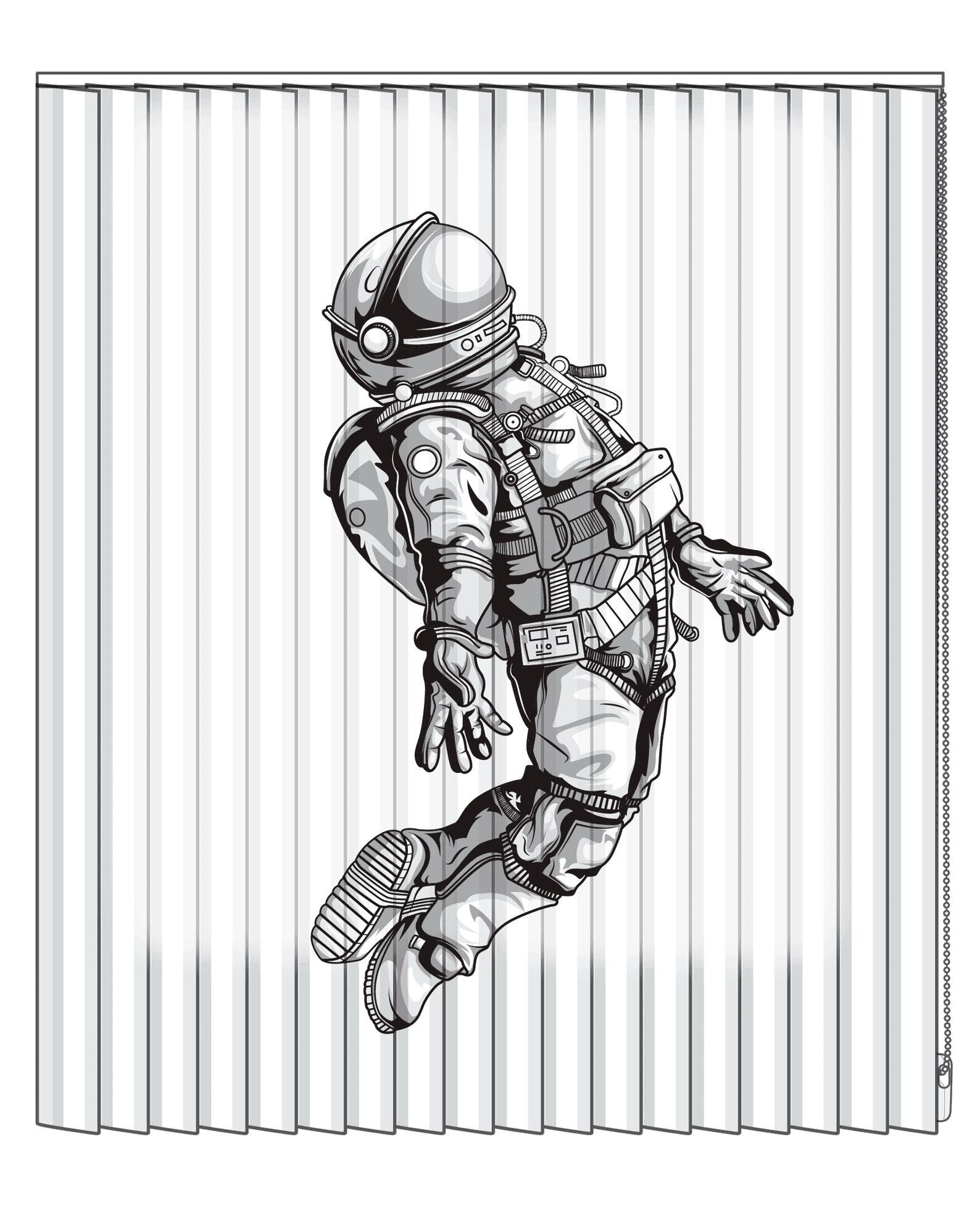 Cortina lamas verticales juveniles