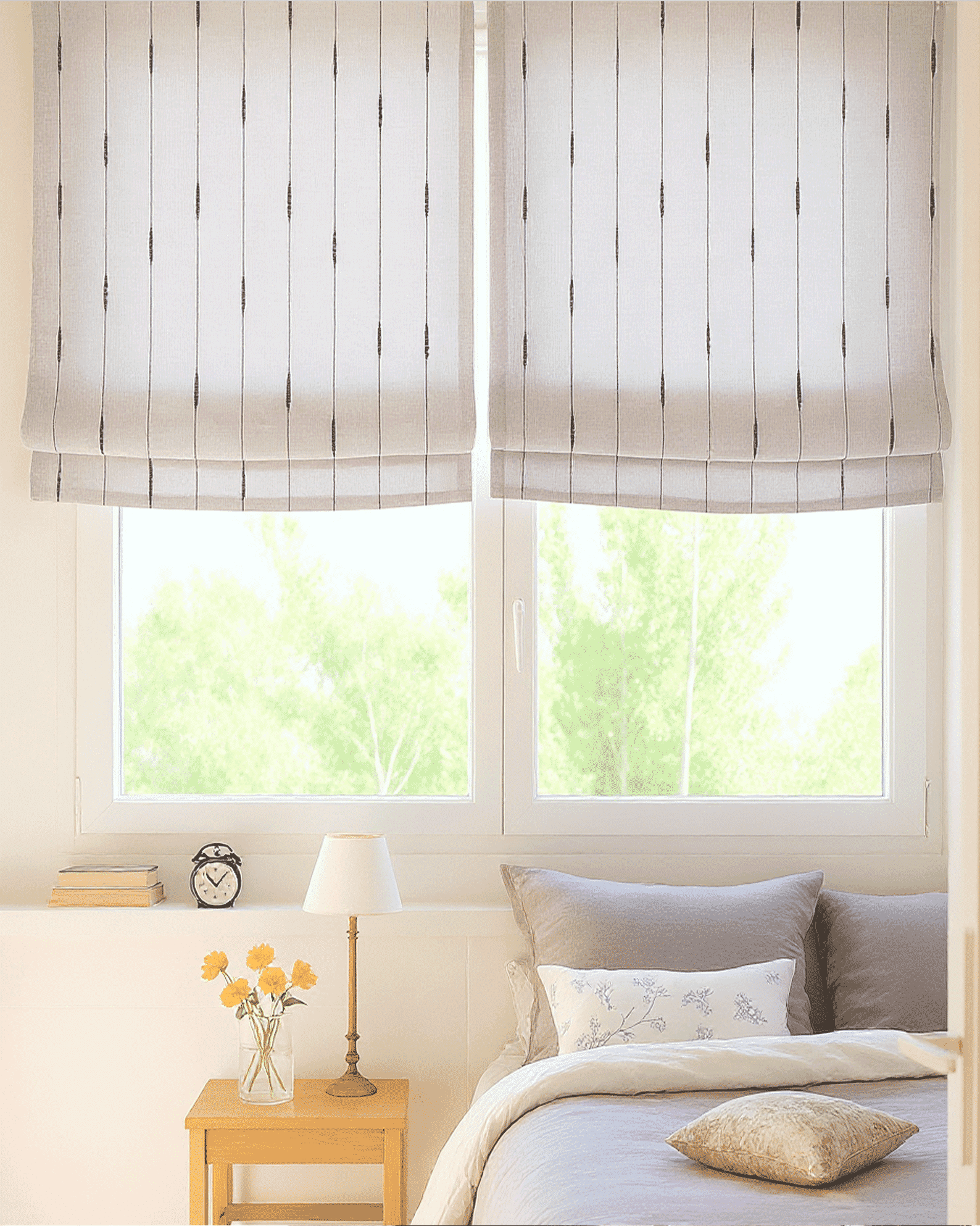 Estores paqueto visillos estampados