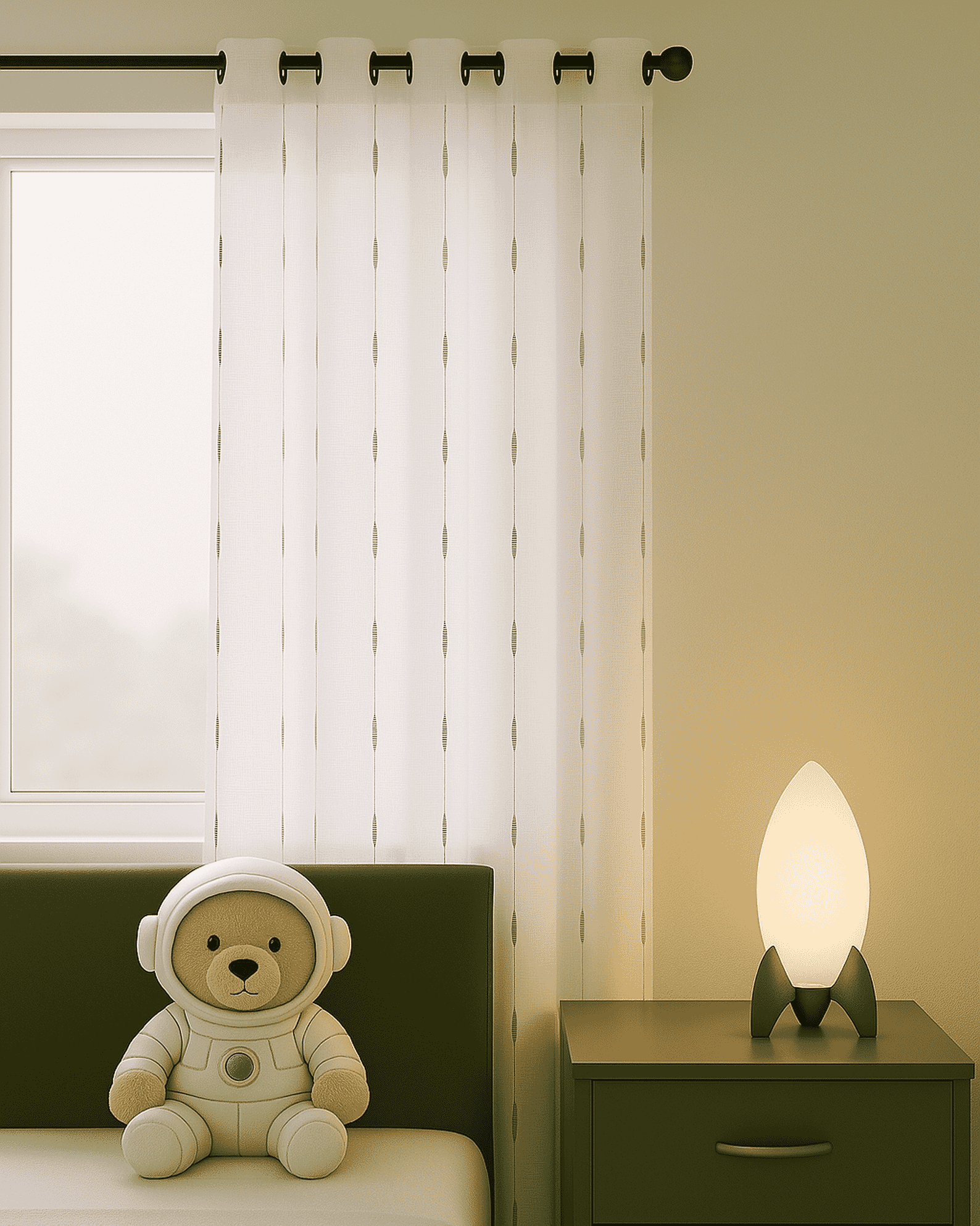 Visillos estampados infantiles